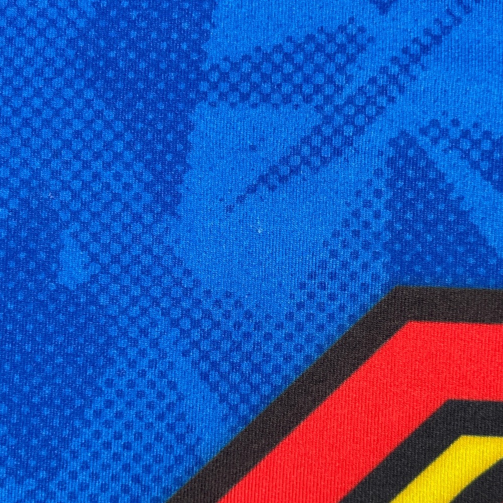 Under Armour Compression Shirt Mens L Blue Superman HeatGear Camo 1244399 - Flaw - Picture 12 of 12